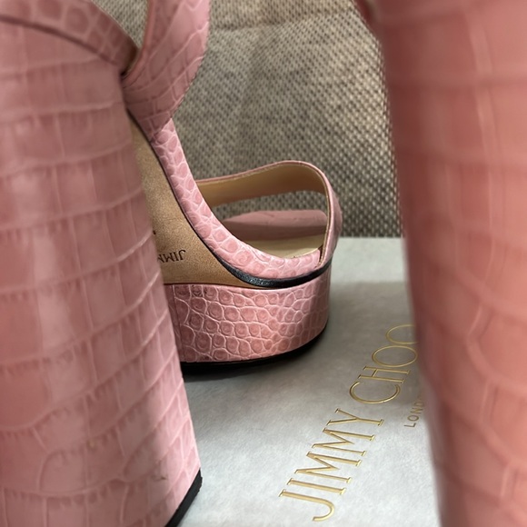Jimmy Choo blush colo. sandals size 40.5 - Picture 6 of 16